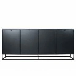 Ars manufacti Sideboard Kayys - Glas / Metall - Schwarz -Wohnzimmermöbel boutique en ligne 1000219025 210121 07302400027 DETAILS P000000001000219025
