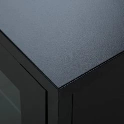 Ars manufacti Sideboard Kayys - Glas / Metall - Schwarz -Wohnzimmermöbel boutique en ligne 1000219025 210121 07303200031 DETAILS P000000001000219025