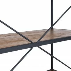 Ars manufacti Regal Grasby - Altholz Pinie / Metall - Pinie Dunkel / Schwarz -Wohnzimmermöbel boutique en ligne 1000219219 220303 045 DETAILS P000000001000219219