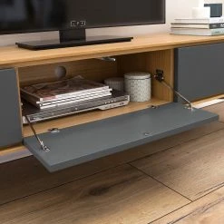 Studio Copenhagen TV-Lowboard Danica - Echtholzfurnier - Matt Dunkelgrau / Esche 19 Studio Copenhagen TV-Lowboard Danica - Echtholzfurnier - Matt Dunkelgrau / Esche -Wohnzimmermöbel boutique en ligne 1000220429 210903 11024800088 DETAILS P000000001000220429