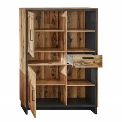Ridgevalley Highboard Priay - Lärche Dekor / Graphit -Wohnzimmermöbel boutique en ligne 1000220678 200819 06355300076 DETAILS P000000001000220678