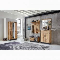 Ridgevalley Garderobenschrank Priay II - Lärche Dekor / Graphit -Wohnzimmermöbel boutique en ligne 1000220684 200819 06365400106 MOOD DETAILS P000000001000220684 mood