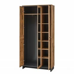 Ridgevalley Garderobenschrank Priay II - Lärche Dekor / Graphit -Wohnzimmermöbel boutique en ligne 1000220684 200819 06365700107 DETAILS P000000001000220684