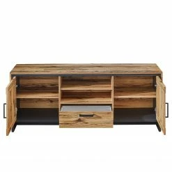 Ridgevalley TV-Lowboard Priay - Lärche Dekor / Graphit - Breite: 155 cm -Wohnzimmermöbel boutique en ligne 1000220686 200819 06372000118 DETAILS P000000001000220686