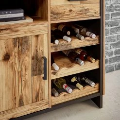 Ridgevalley Wohnwand Priay II (3-teilig) - Inkl. Beleuchtung - Lärche Dekor / Graphit -Wohnzimmermöbel boutique en ligne 1000221768 200831 14271800025 DETAILS P000000001000221768