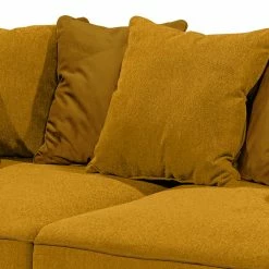 Fredriks Sofa Marcola (2-Sitzer) - Webstoff; Microfaser - Microfaser Salvo: Ocker -Wohnzimmermöbel boutique en ligne 1000222084 201119 09421100012 DETAILS P000000001000222084