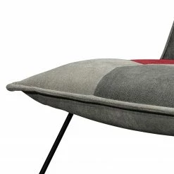 Fredriks Sofa Tutu (2-Sitzer) - Microfaser - Microfaser Ranu Patchwork: Beere / Grau -Wohnzimmermöbel boutique en ligne 1000222110 201113 13044900337 DETAILS P000000001000222110