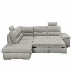Fredriks Ecksofa Caldwell - Webstoff - Webstoff Roge: Silber - Ottomane davorstehend links -Wohnzimmermöbel boutique en ligne 1000222216 201119 09424700715 DETAILS P000000001000222216