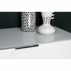 Germania Kommode Oakland II - Glas - Weiß -Wohnzimmermöbel boutique en ligne 1000223282 200826 06240300046 DETAILS P000000001000223282