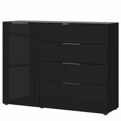 Germania Sideboard Oakland I - Glas - Schwarz