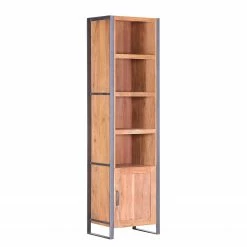 Ars manufacti Regal Leyma II - Rattan / Akazie massiv - Akazie / Anthrazit -Wohnzimmermöbel boutique en ligne 1000223496 200826 12361600088 DETAILS P000000001000223496