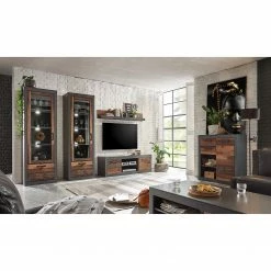 Red Living TV-Lowboard Buzan - Altholz Dekor / Anthrazit -Wohnzimmermöbel boutique en ligne 1000223913 200828 15420300053 MOOD DETAILS P000000001000223913 mood