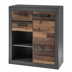 Red Living Wohnwand Buzan II (3-teilig) - Altholz Dekor / Anthrazit 13 Red Living Wohnwand Buzan II (3-teilig) - Altholz Dekor / Anthrazit -Wohnzimmermöbel boutique en ligne 1000223926 200828 15501400164 DETAILS P000000001000223926