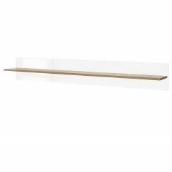 Loftscape Wohnwand Cailla II (4-teilig) - Hochglanz Weiß / Eiche Dekor -Wohnzimmermöbel boutique en ligne 1000223932 200828 15504700187 DETAILS P000000001000223932