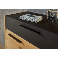 Voss Kommode Levio II - Echtholzfurnier - Eiche - Schwarz -Wohnzimmermöbel boutique en ligne 1000223954 200911 07180900082 DETAILS P000000001000223954