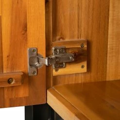 Ars manufacti Sideboard Urban Industry I - Akazie teilmassiv / Metall - Akazie / Schwarz -Wohnzimmermöbel boutique en ligne 1000224201 210908 15541900013 DETAILS P000000001000224201