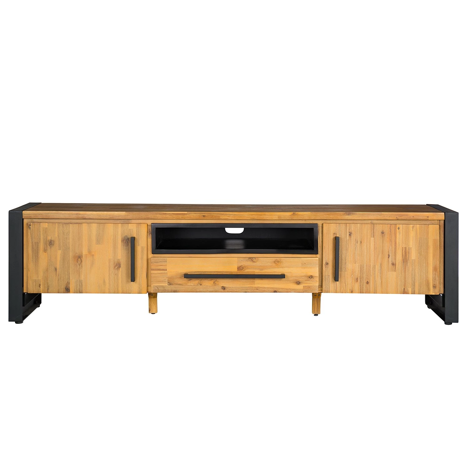 Ars manufacti TV-Lowboard Urban Industry II - Akazie teilmassiv / Metall - Akazie / Schwarz 6 Ars manufacti TV-Lowboard Urban Industry II - Akazie teilmassiv / Metall - Akazie / Schwarz – Bild 6