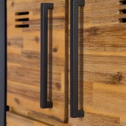 Ars manufacti Higboard Urban Industry I - Akazie teilmassiv / Metall - Akazie / Schwarz 33 Ars manufacti Higboard Urban Industry I - Akazie teilmassiv / Metall - Akazie / Schwarz -Wohnzimmermöbel boutique en ligne 1000224212 220729 070 DETAILS P000000001000224212