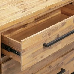 Ars manufacti Kommode Urban Industry - Akazie teilmassiv / Metall - Akazie / Schwarz -Wohnzimmermöbel boutique en ligne 1000224219 210715 13172600017 DETAILS P000000001000224219