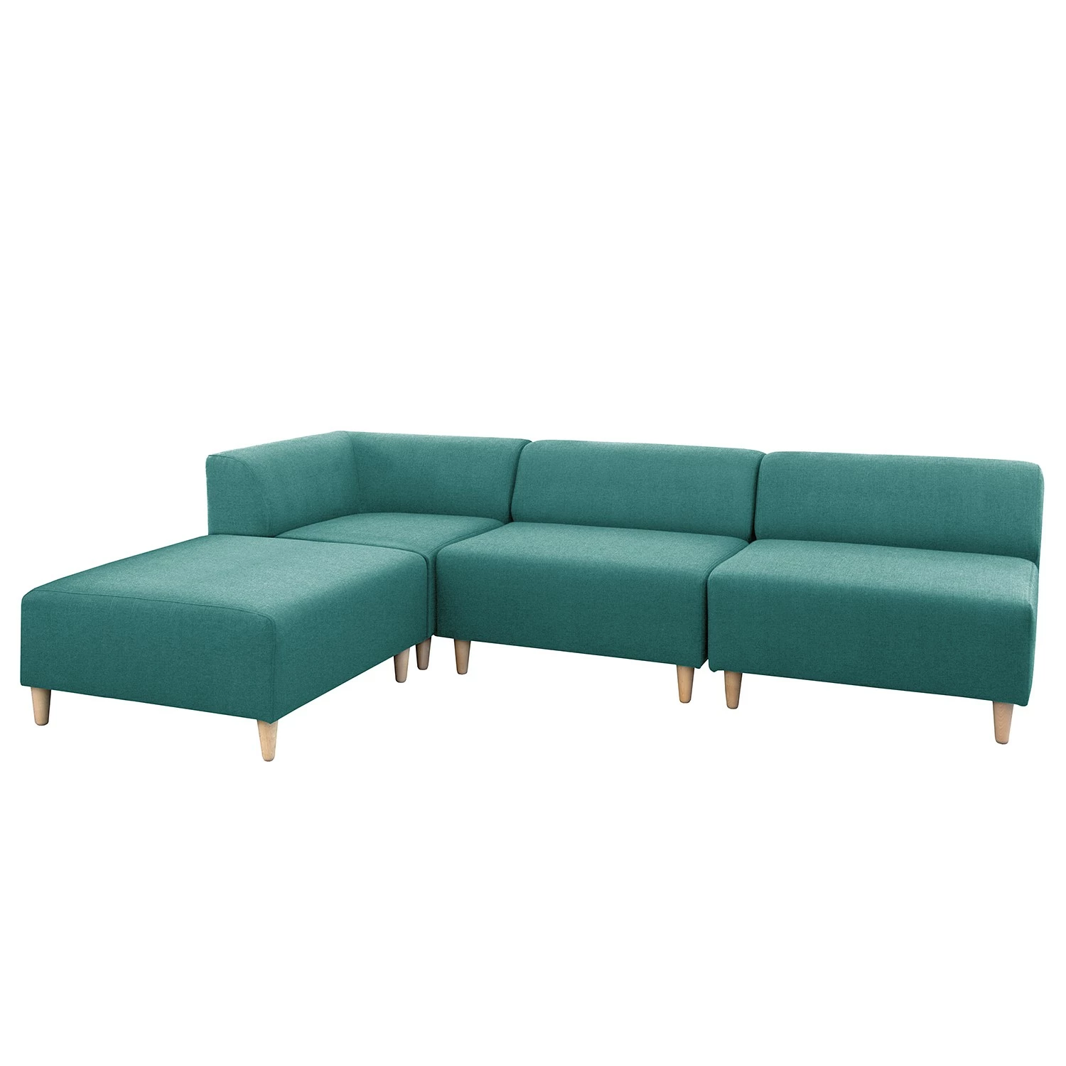 Mørteens Polsterhocker Kurikka - Webstoff - Webstoff Maloti: Petrol 4 Mørteens Polsterhocker Kurikka - Webstoff - Webstoff Maloti: Petrol – Bild 4