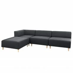 Mørteens Ecksofa Kurikka - Webstoff - Webstoff Maloti: Anthrazit