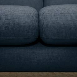 Mørteens Wohnlandschaft Billund - Strukturstoff - Dunkelblau - Longchair davorstehend rechts / Ottomane links -Wohnzimmermöbel boutique en ligne 1000224364 200916 14034201038 DETAILS P000000001000224364