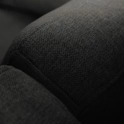 Mørteens Ecksofa Billund I Webstoff - Schwarz - Longchair davorstehend links -Wohnzimmermöbel boutique en ligne 1000224367 200916 14035301072 DETAILS P000000001000224367