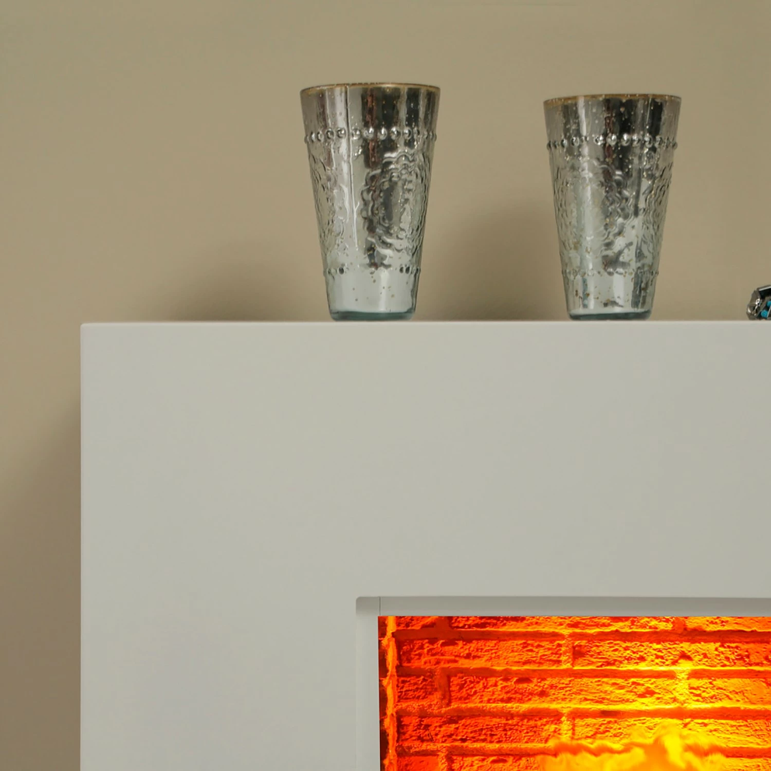 Loftscape Elektrokamin Borkum - Weiß - Einsatz Stein Dekor 5 Loftscape Elektrokamin Borkum - Weiß - Einsatz Stein Dekor – Bild 5