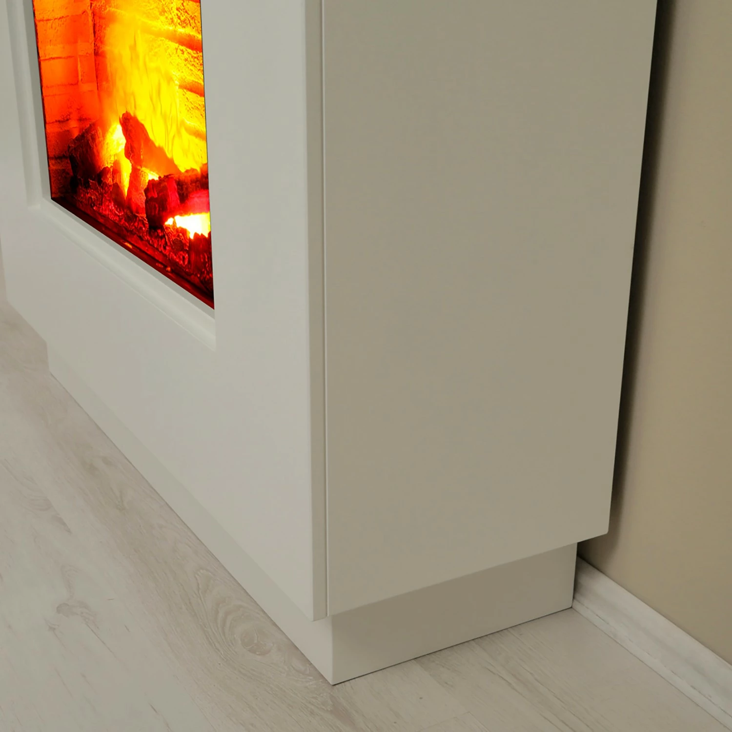 Loftscape Elektrokamin Borkum - Weiß - Einsatz Stein Dekor 7 Loftscape Elektrokamin Borkum - Weiß - Einsatz Stein Dekor – Bild 7