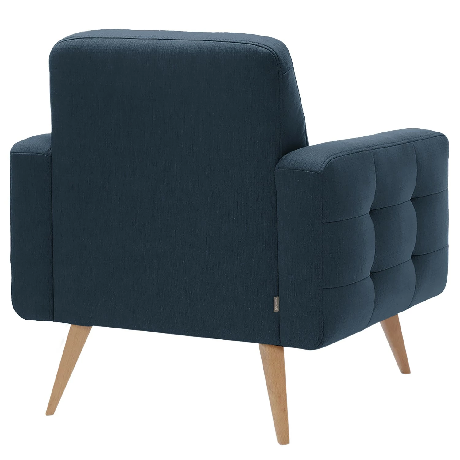 Fredriks Sessel Cropwell - Webstoff - Webstoff Ramse: Marineblau 4 Fredriks Sessel Cropwell - Webstoff - Webstoff Ramse: Marineblau – Bild 4