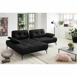 Fredriks Ecksofa Linville - Echtleder Poas: Schwarz - Breite: 258 cm - Longchair davorstehend links - Mit Kopfstütze 12 Fredriks Ecksofa Linville - Echtleder Poas: Schwarz - Breite: 258 cm - Longchair davorstehend links - Mit Kopfstütze -Wohnzimmermöbel boutique en ligne 1000225254 210505 11394400084 MOOD DETAILS P000000001000225254 mood