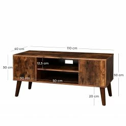 Red Living TV-Lowboard Hickling I - Braun / Gummibaum -Wohnzimmermöbel boutique en ligne 1000225810 200914 06115400020 SKETCH DETAILS P000000001000225810 sketch