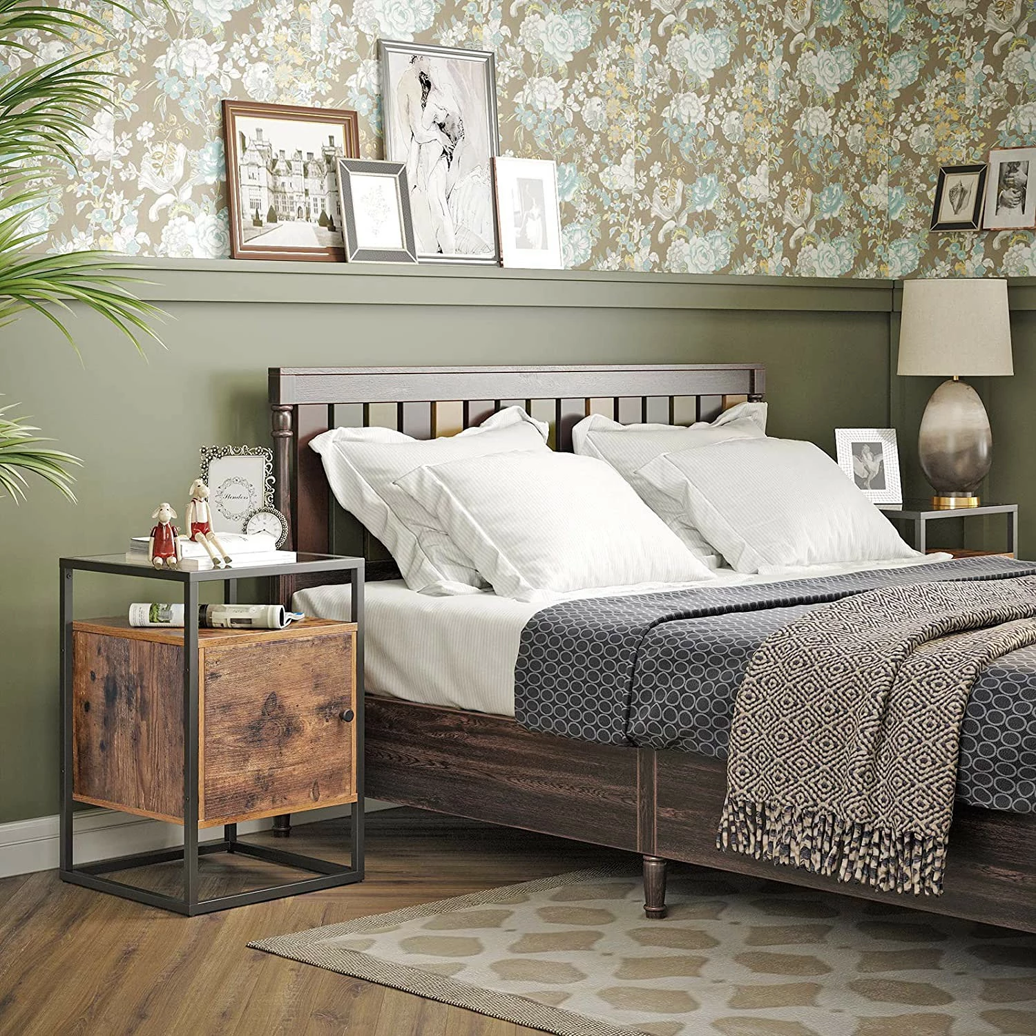 Red Living Beistelltisch Cottage Hill II - Glas / Metall - Braun / Schwarz 3 Red Living Beistelltisch Cottage Hill II - Glas / Metall - Braun / Schwarz – Bild 3