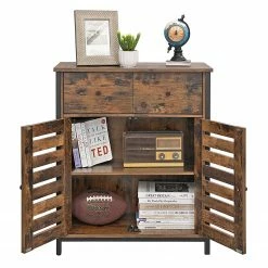 Red Living Kommode Condover III - Braun / Schwarz -Wohnzimmermöbel boutique en ligne 1000225838 200914 06141500204 DETAILS P000000001000225838