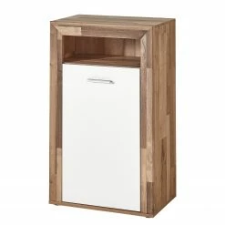 Loftscape Schuhkommode Waverly I - Weiß / Eiche Dekor