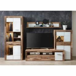 Loftscape Wandboard Waverly - Weiß / Eiche Dekor -Wohnzimmermöbel boutique en ligne 1000225872 200923 13364000031 MOOD DETAILS P000000001000225872 mood