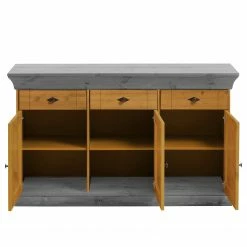 Maison Belfort Buffet Bergen I - Kiefer massiv - Kiefer Laugenfarbig / Kiefer Grau 19 Maison Belfort Buffet Bergen I - Kiefer massiv - Kiefer Laugenfarbig / Kiefer Grau -Wohnzimmermöbel boutique en ligne 1000225937 211122 08330703715 DETAILS P000000001000225937