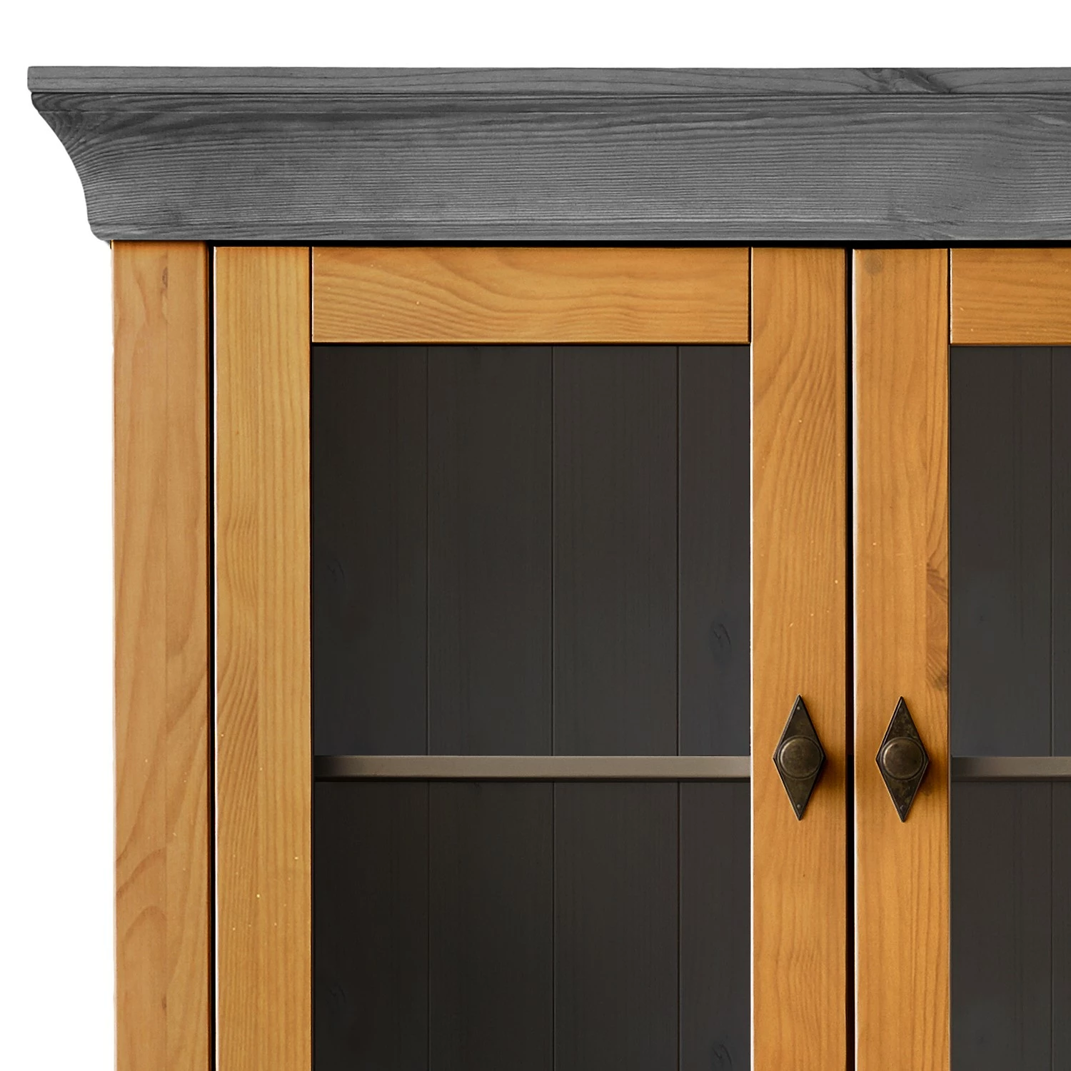 Maison Belfort Buffet Bergen II - Kiefer massiv - Kiefer Laugenfarbig / Kiefer Grau 9 Maison Belfort Buffet Bergen II - Kiefer massiv - Kiefer Laugenfarbig / Kiefer Grau – Bild 9