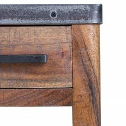 Ars manufacti Beistelltisch Mackz - Akazie massiv - Akazie / Antik Schwarz -Wohnzimmermöbel boutique en ligne 1000226074 220330 060 DETAILS P000000001000226074