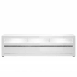 Loftscape Wohnwand Cape Ann II (2-teilig) - Hochglanz Weiß / Matt Weiß -Wohnzimmermöbel boutique en ligne 1000226256 200923 15540000088 DETAILS P000000001000226256