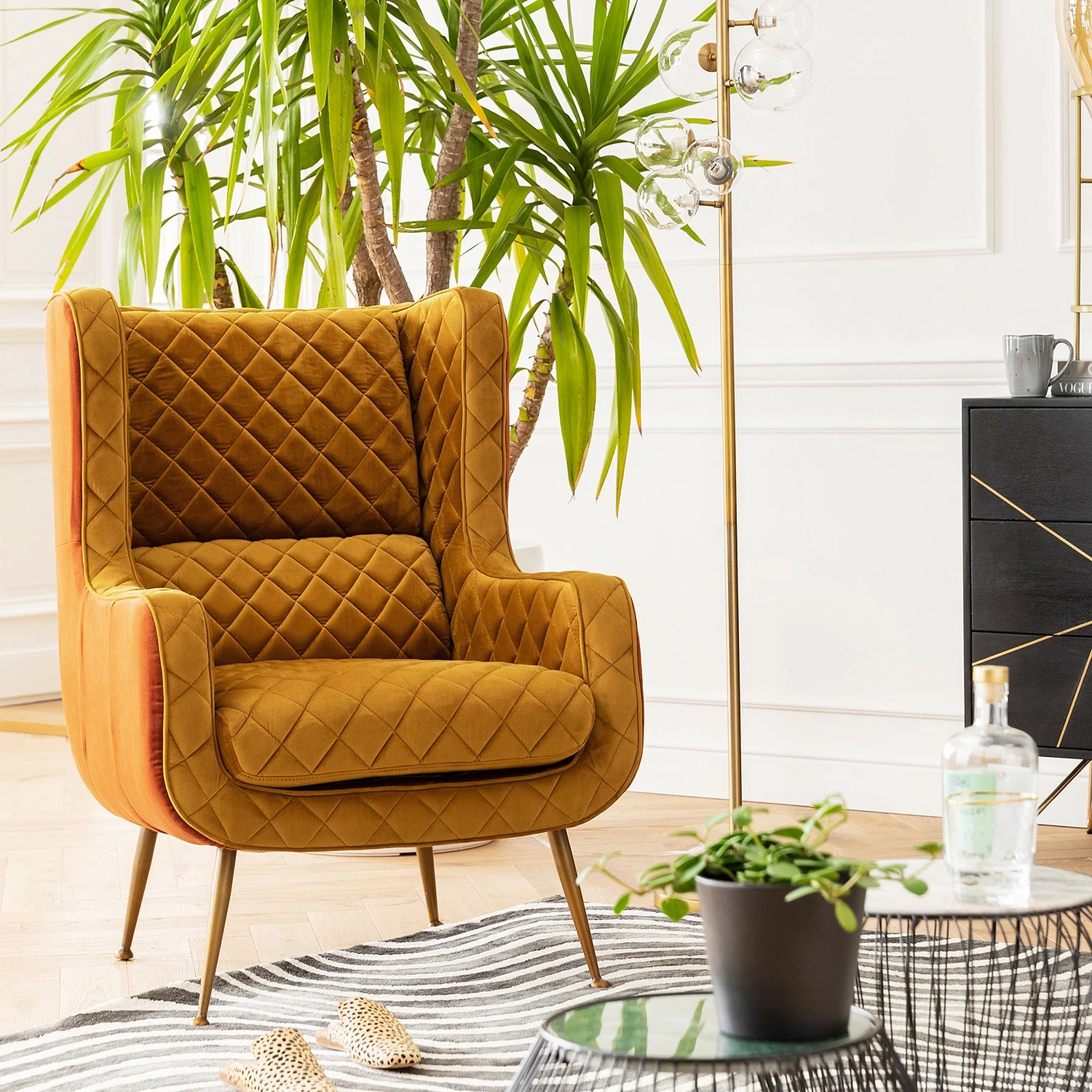 Kare Design Sessel Nonna - Samt 3 Kare Design Sessel Nonna - Samt – Bild 3