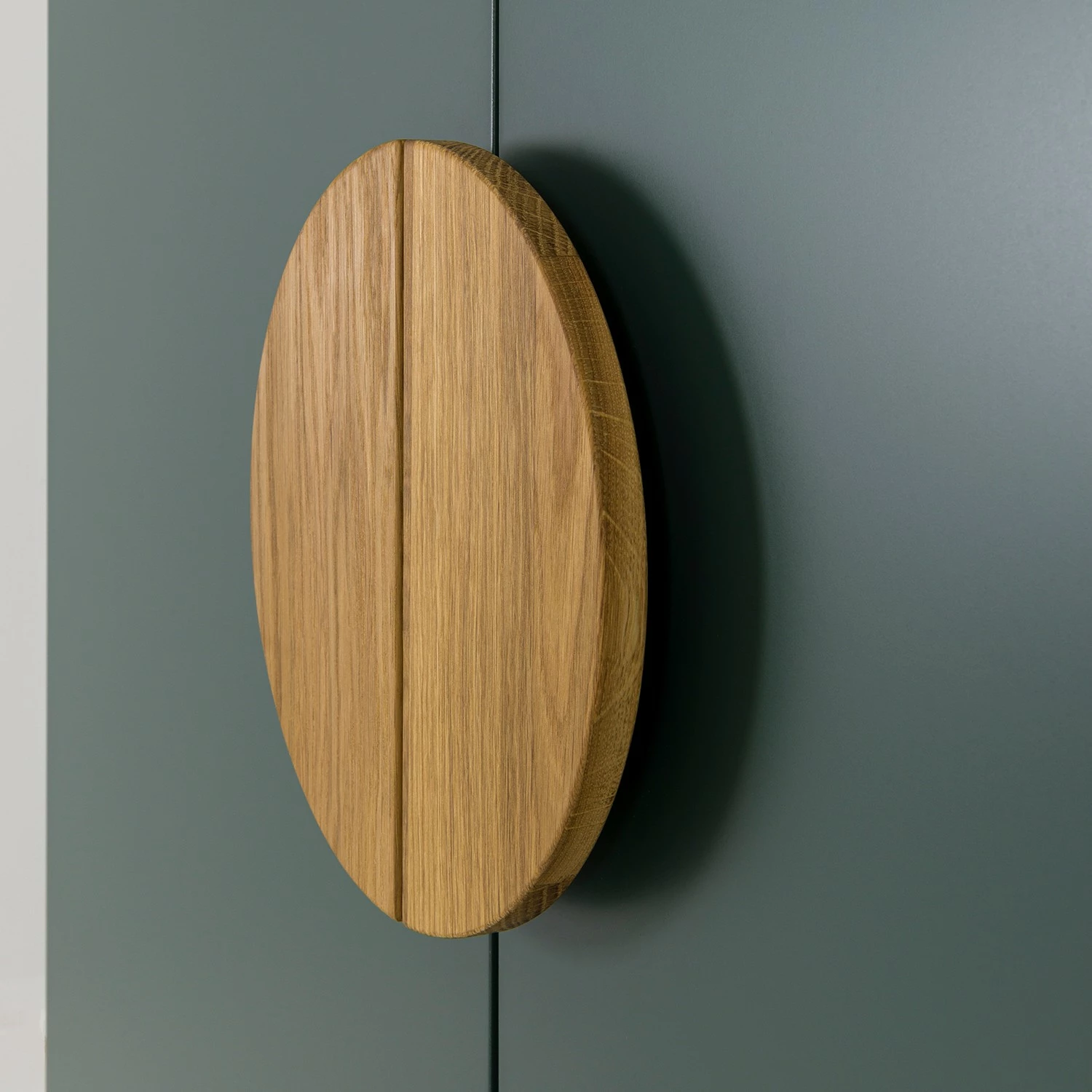 Tenzo Highboard Scoop - Eiche teilmassiv - Dunkelgrün 7 Tenzo Highboard Scoop - Eiche teilmassiv - Dunkelgrün – Bild 7