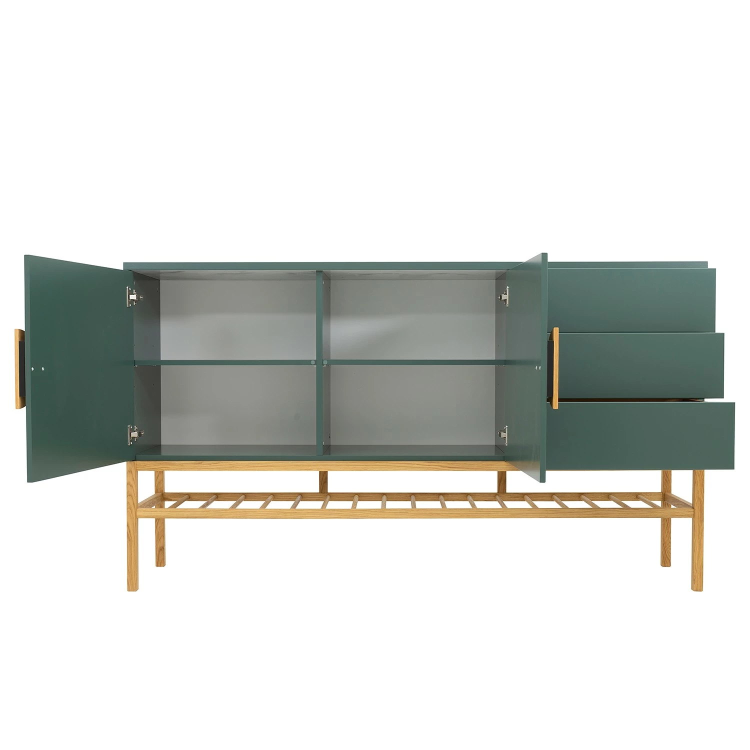 Tenzo Sideboard Scoop - Eiche teilmassiv - Dunkelgrün 5 Tenzo Sideboard Scoop - Eiche teilmassiv - Dunkelgrün – Bild 5