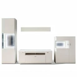 Loftscape Wohnwand Cassville I (4-teilig) - Matt Weiß / Anthrazit -Wohnzimmermöbel boutique en ligne 1000226401 200925 06051600006 DETAILS P000000001000226401