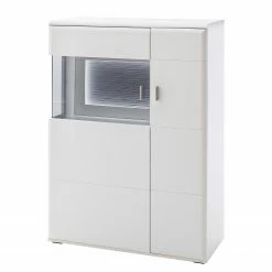 Loftscape Wohnwand Cassville I (4-teilig) - Matt Weiß / Anthrazit -Wohnzimmermöbel boutique en ligne 1000226401 200925 06052500012 DETAILS P000000001000226401