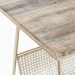 Red Living Beistelltisch Massillon - Echtholzfurnier / Metall - Gold -Wohnzimmermöbel boutique en ligne 1000227231 201006 13134000029 DETAILS P000000001000227231