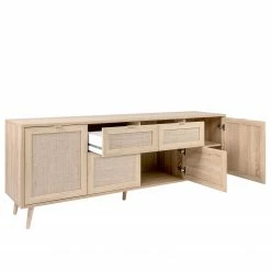 Naturoo Sideboard Bouzy II - Eiche Sonoma Dekor -Wohnzimmermöbel boutique en ligne 1000227250 201007 13492400019 DETAILS P000000001000227250