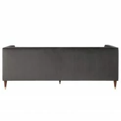 Red Living Sofa Suzy (2,5-Sitzer) - Samt Ravi: Grau -Wohnzimmermöbel boutique en ligne 1000227441 210416 13165600332 DETAILS P000000001000227441