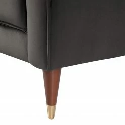 Red Living Sofa Suzy (2,5-Sitzer) - Samt Ravi: Grau -Wohnzimmermöbel boutique en ligne 1000227441 210416 13170000336 DETAILS P000000001000227441