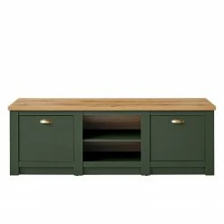Norrwood TV-Lowboard Cardet - Moosgrün / Eiche Wotan Dekor -Wohnzimmermöbel boutique en ligne 1000227555 201016 13025700007 DETAILS P000000001000227555
